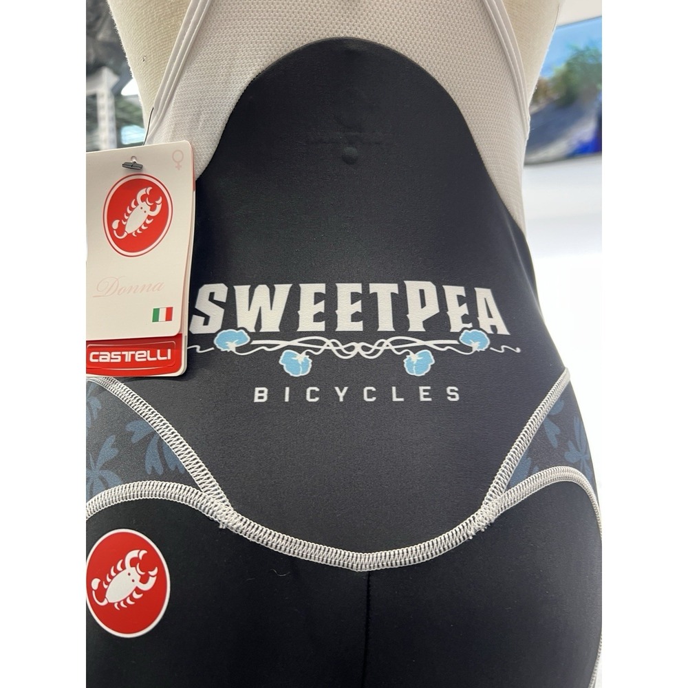 NWT Castelli Team Kit Aero Race Bibshort KISS Pad Women's Size Large - Picture 4 of 10